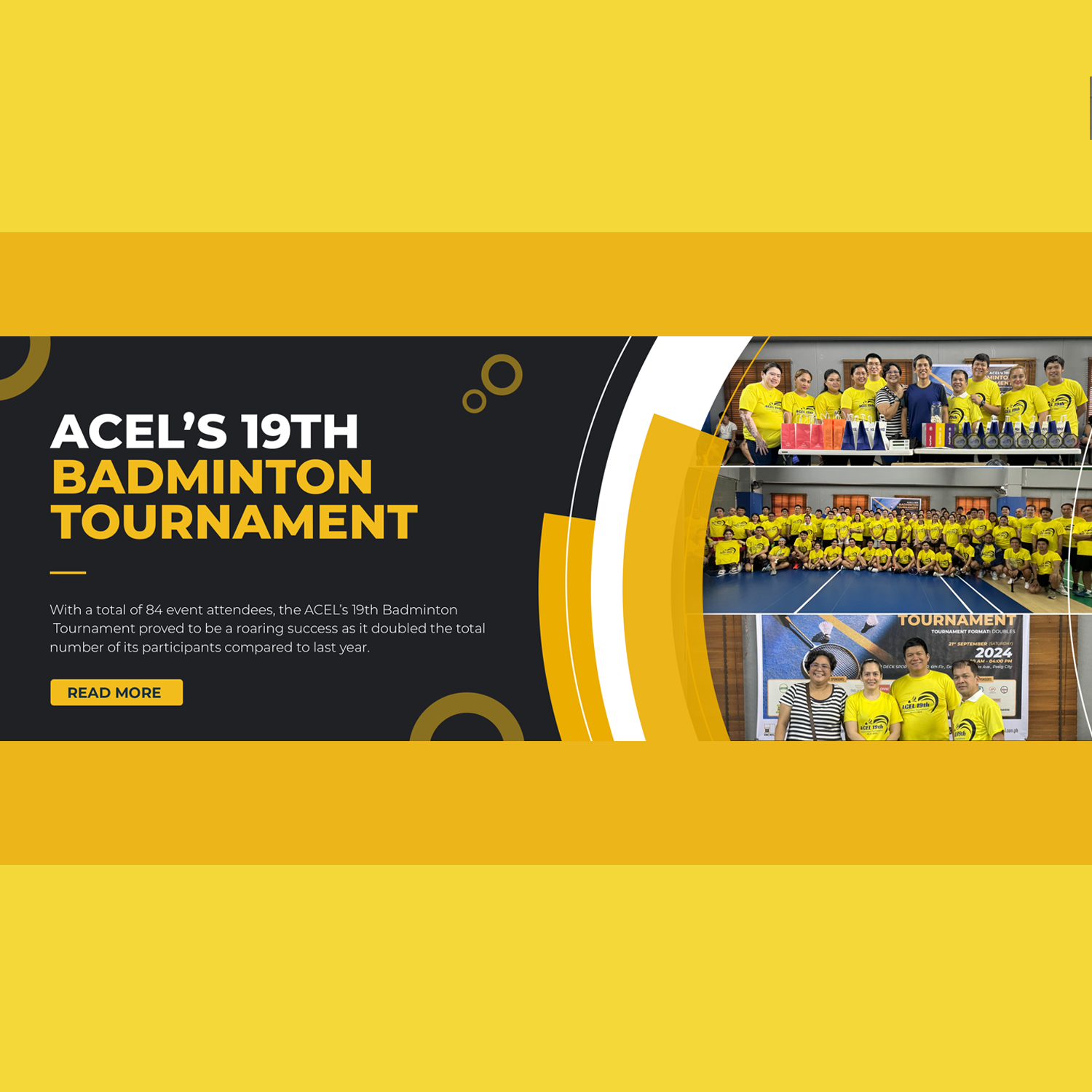 ACEL’s 19th Badminton Tournament