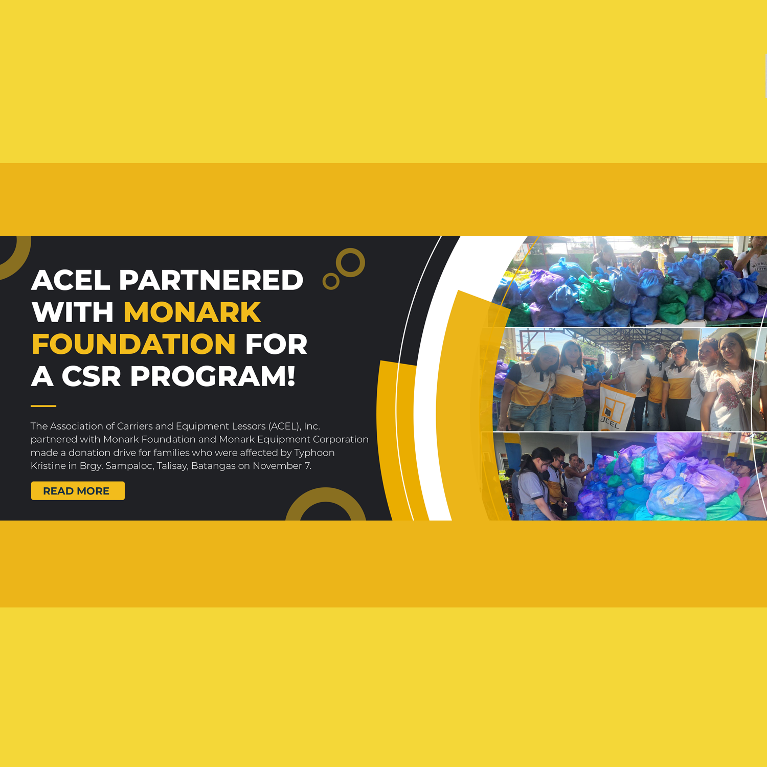 CSR Program with Monark